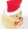 Petit ours avec noed décoratif pour anneau pour Noel